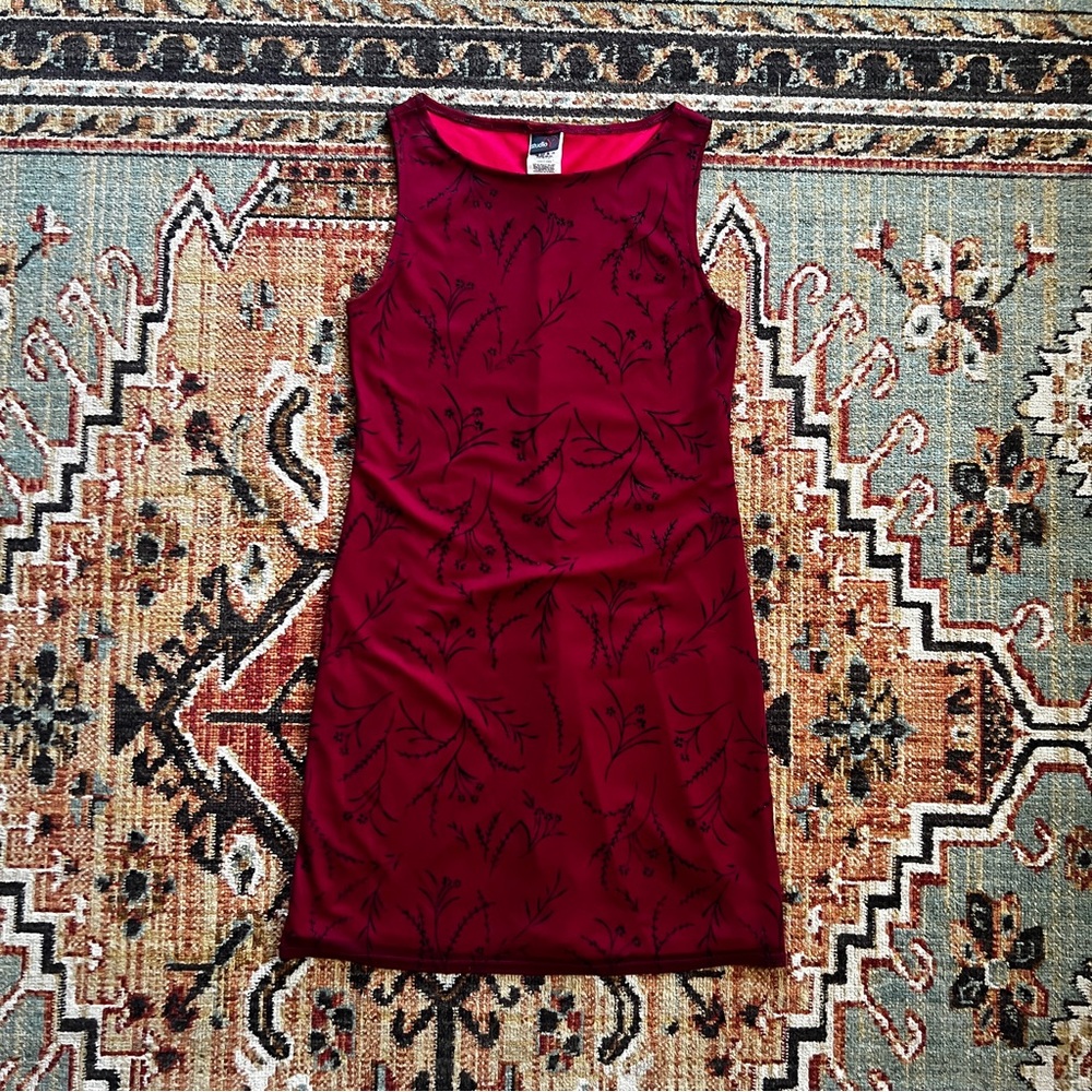 90’s Red and Black Dress